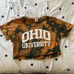 Ohio university tie dye shirt